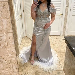 Sliver Prom Dress